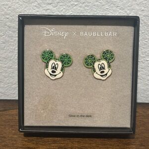 BaubleBar Disney Green Glow Earrings